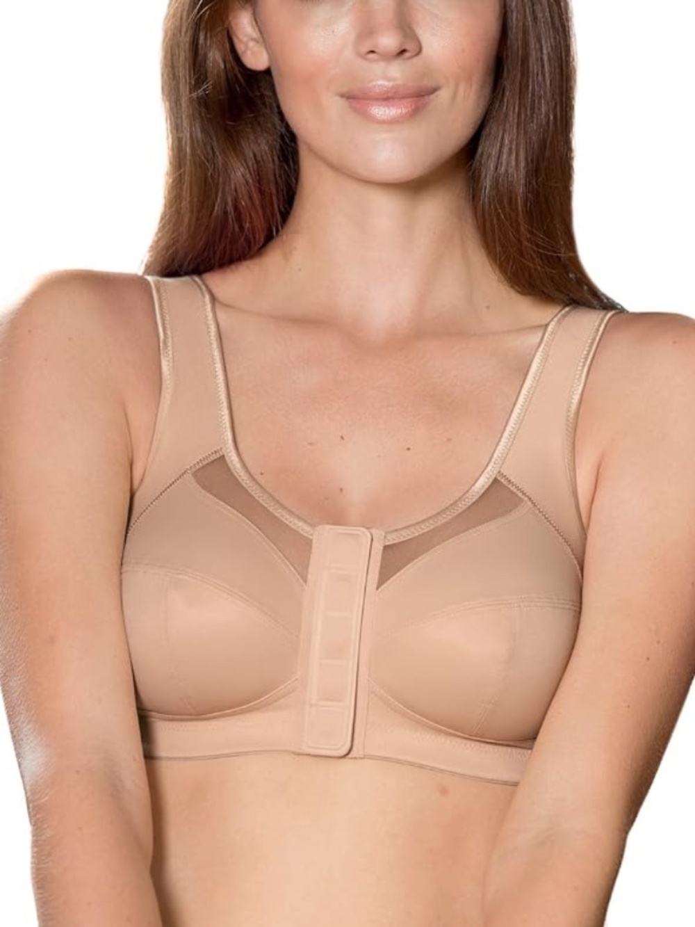 NEW Anita Comfort Maggie Magnetic Front Closure Wirefree Bra 5800 Desert 753